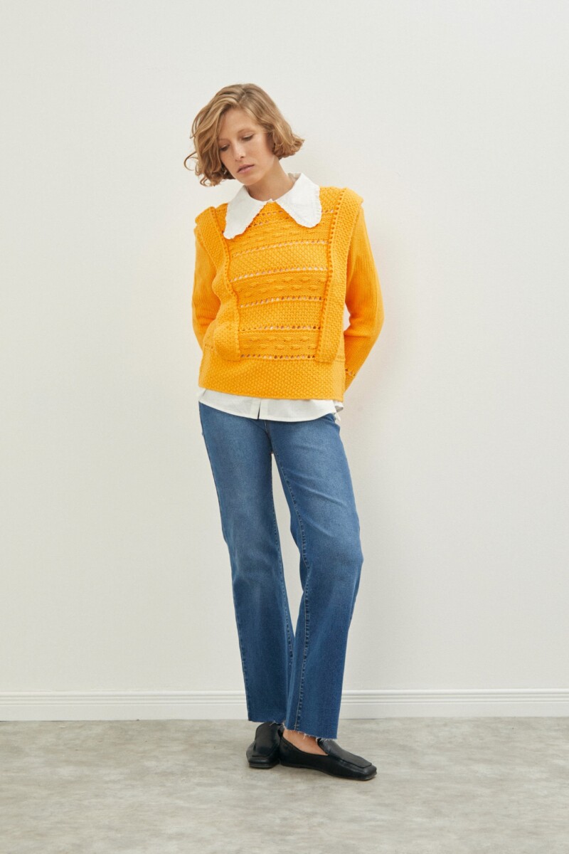 Sweater con estructuras - mango 