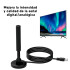 Antena Interior Para Tv Cable De 3 Mts ANTENA INTERIOR LIKE OH004 CABLE 3MTS