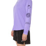 Polo Running Fujitrail Logo LS Top Mujer Amethyst