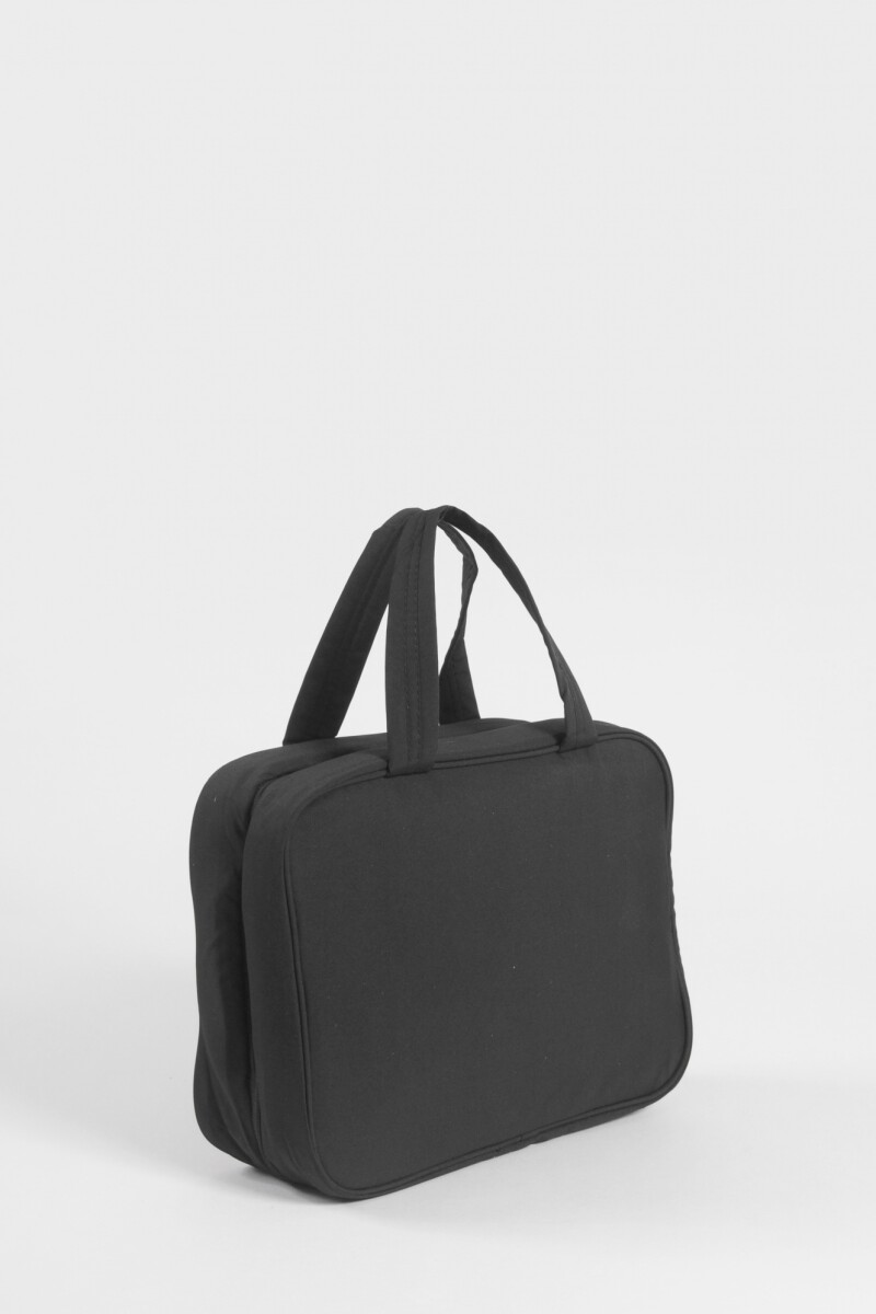 Bolso de viaje plegable con compartimentos negro