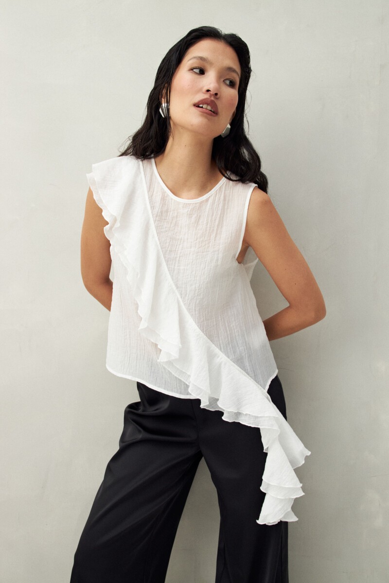 TOP KEVAN - Blanco 