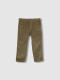 Pantalon Bolsillos Plastron Verde Viejo