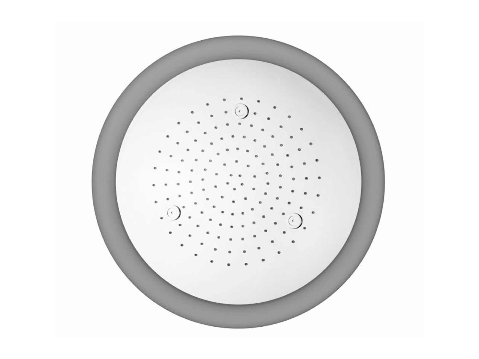 Griferia Roseta Techo Redonda 50Cm Cromo Brillo Linea Apulia 