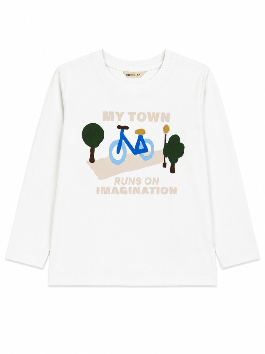 REMERA GAME GARDEN - BLANCO 