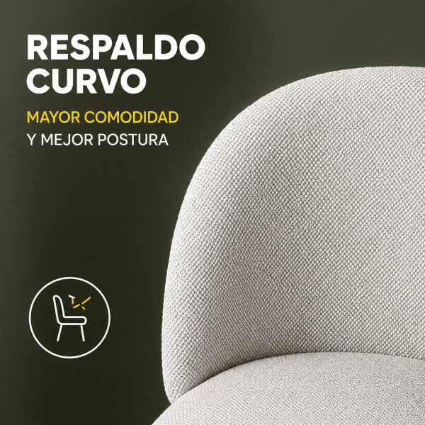 Silla Comedor ComboHome Cali Eames X4 Blanco 1