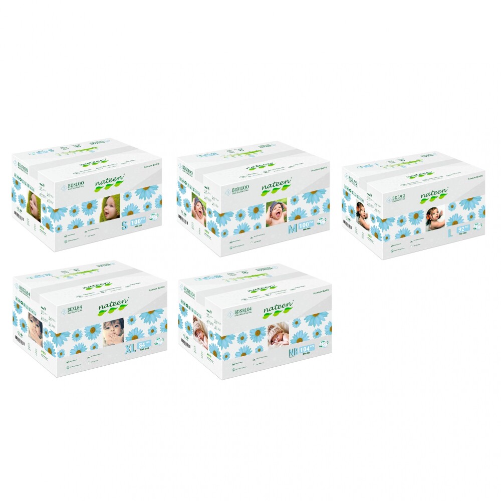 Pañales de Bebé Nateen Premium Box