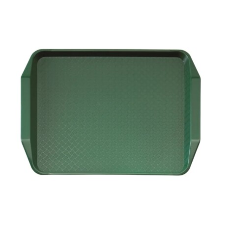 Bandeja con Asas de Plastico Verde 30 x 41 cm Bandeja con Asas de Plastico Verde 30 x 41 cm