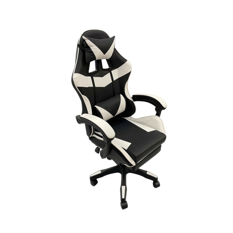 Silla Gamer Lumax Modelo ROM Negro/Blanco