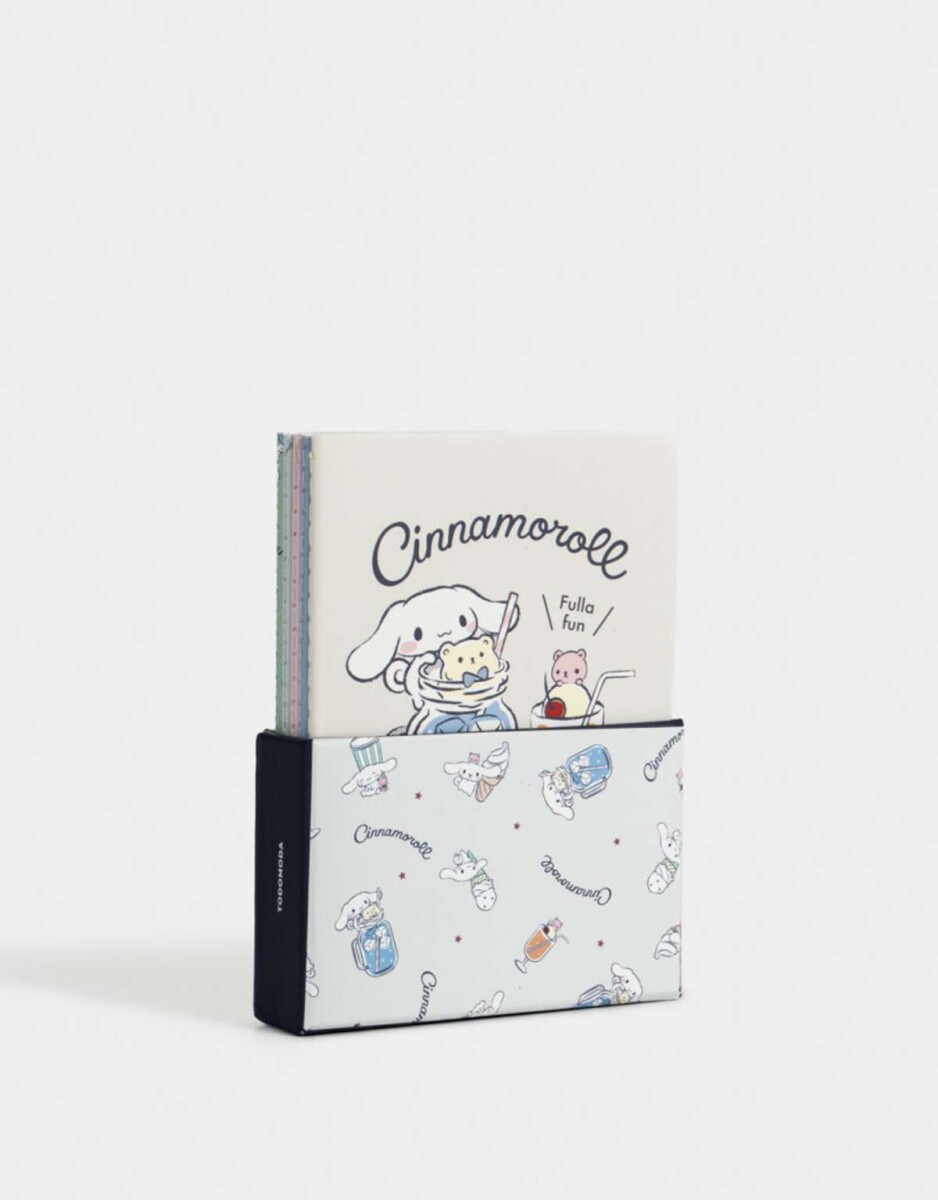 Set De Cuadernos Cinnamonoll - Combinacion Multicolor 