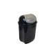 Tarro de residuos con tapa vaivén 19,5 lts Ecoblack NEGRO