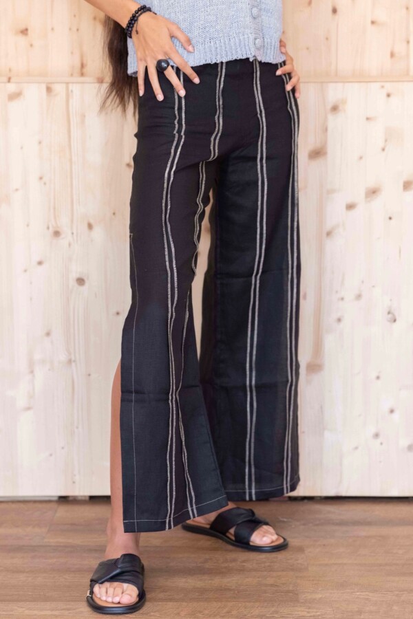 Pantalon Soul Lino Negro