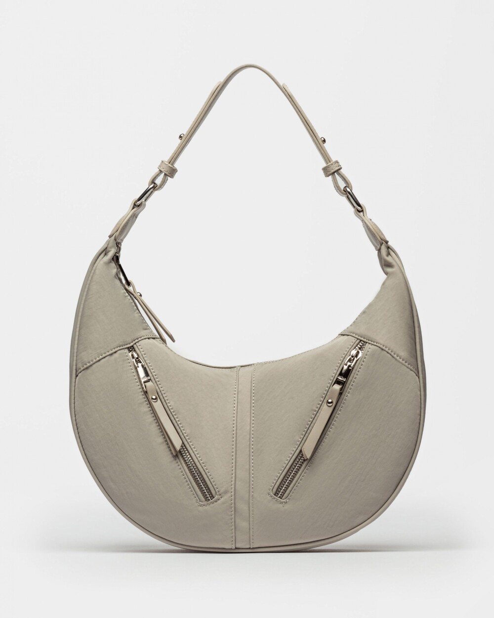 Bolso Roma En Nylon Celeste