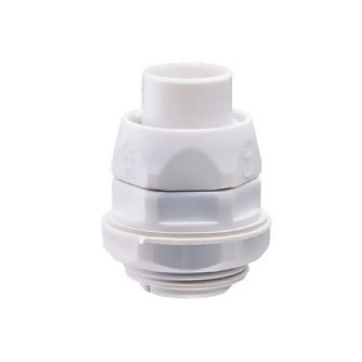 Conector recto IP54 para caño ø32mm gris RAL7035 - GD4032 