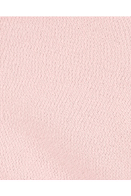 Campera de algodón con felpa, rosada Sin color