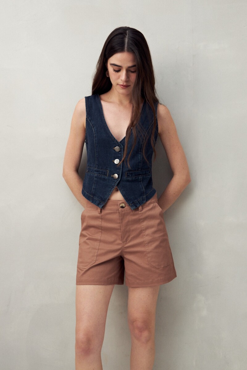 SHORT TAKAI Marron