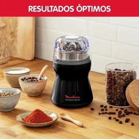 Molinillo De Café Moulinex | Acero inoxidable | 500ml | Color negro Molinillo De Café Moulinex | Acero inoxidable | 500ml | Color negro