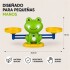 Juego Educativo Balanza de Ranas con Números y Cartas Verde 1