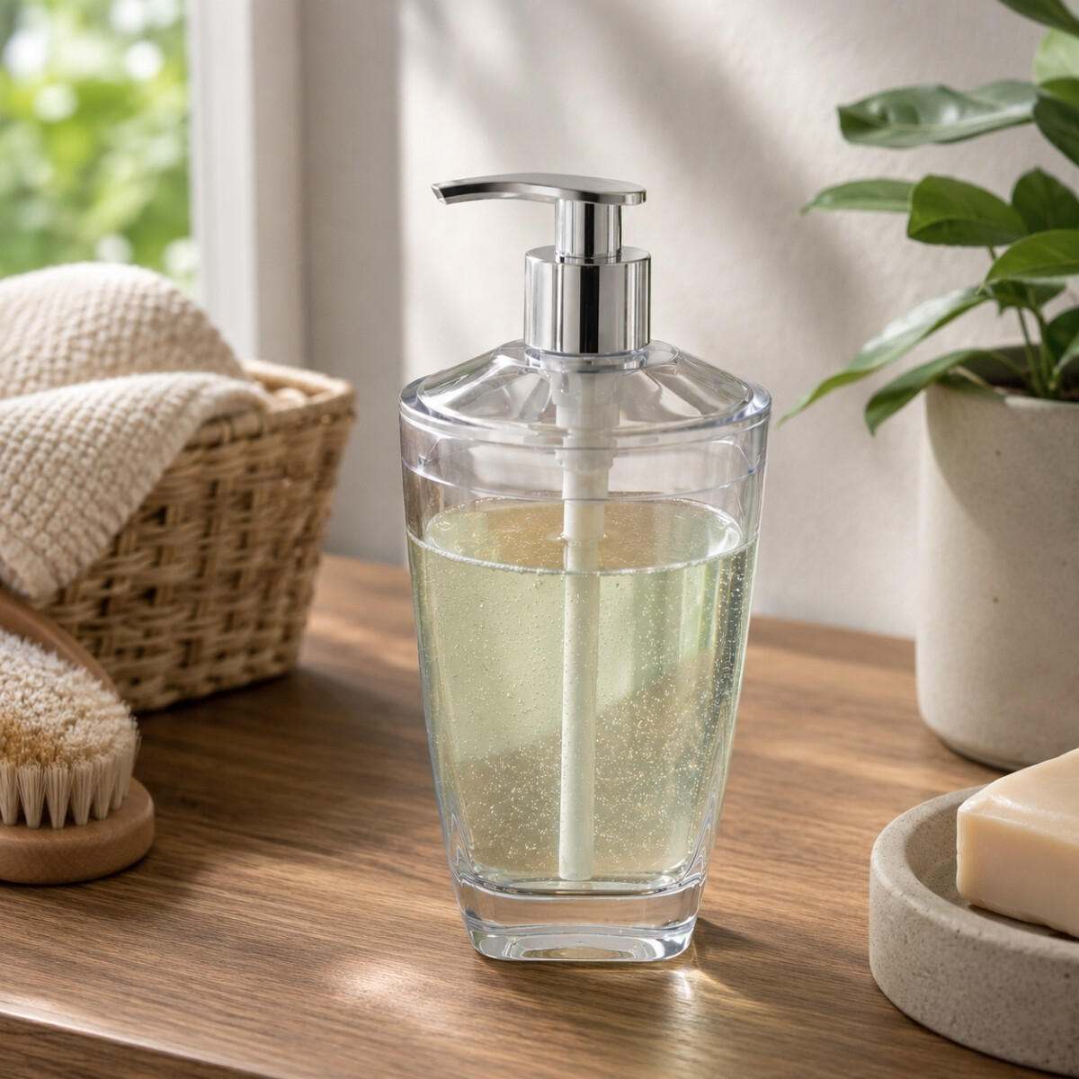 Dispensador de jabon - TRANSPARENTE 