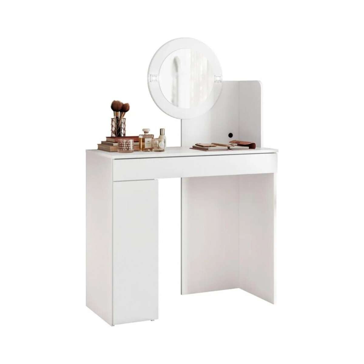 Tocador Espejo Led Aurea - Blanco 