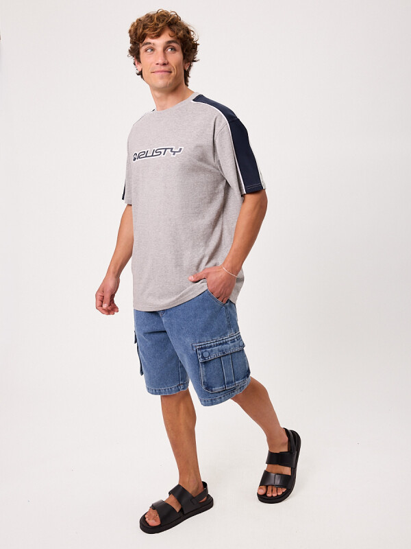T-SHIRT ZOREN S27 RUSTY Gris Melange