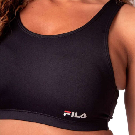 Fila Top Essential Ii Mujer Negro-Rojo