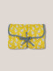 Cambiador Estampado Mimosas Amarillo Oscuro