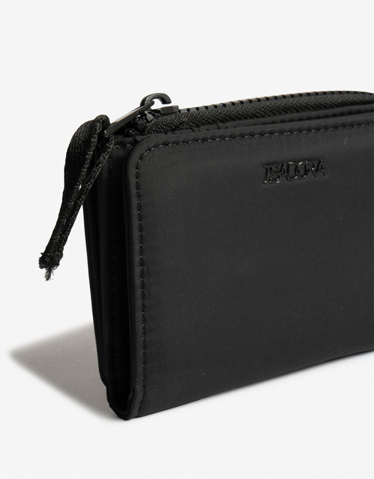 Billetera Nylon Billetera De Material Reciclado - Negro