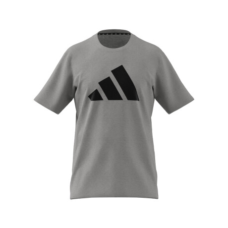 Camiseta Train Essentials Feelready Logo Training - Medium G MEDIUM GREY HEATHER/COLLEGIATE NAVY