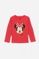 Remera m/l Minnie clásica niña ROJO