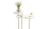 Conjunto de mesas laterales - ORB Blanco Conjunto de mesas laterales - ORB Blanco