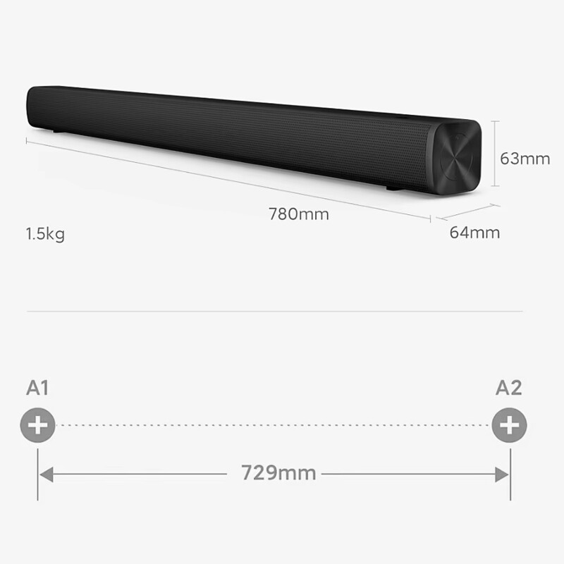 Barra de Sonido Xiaomi Redmi TV 30W con Bluetooth SPDIF y AUX Barra de Sonido Xiaomi Redmi TV 30W con Bluetooth SPDIF y AUX