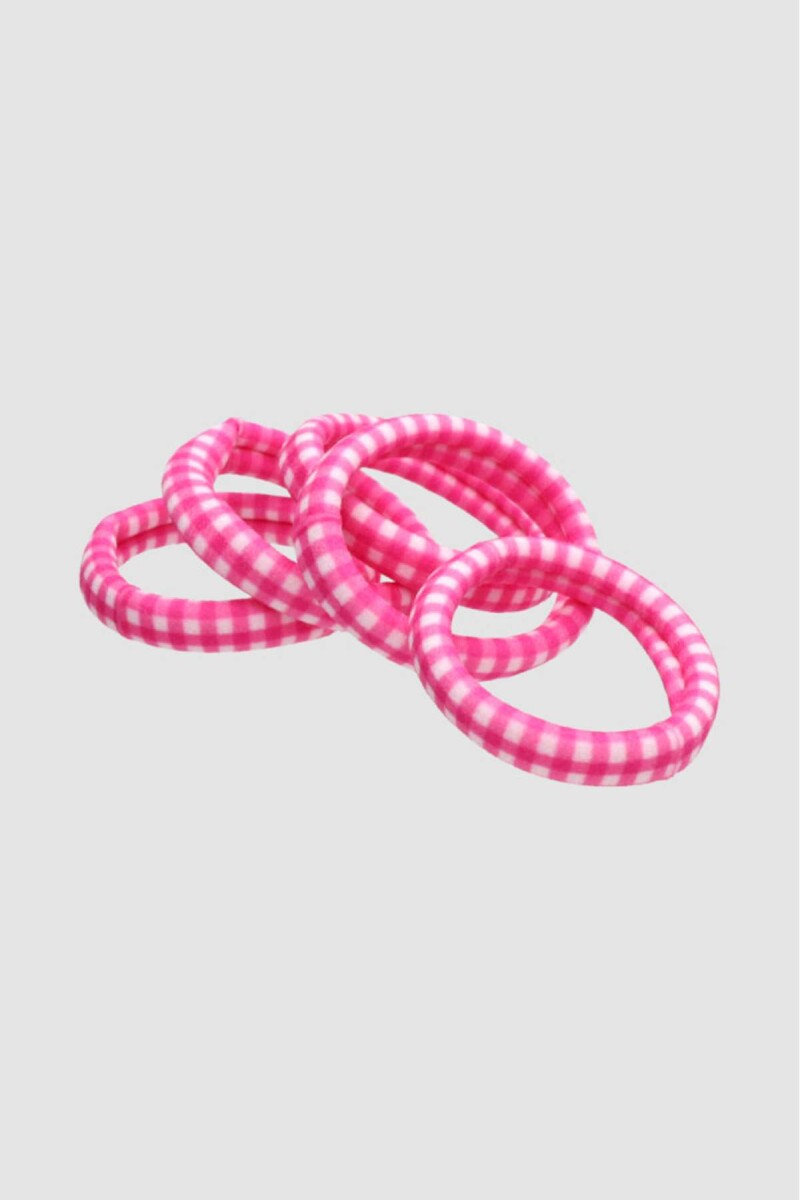 Pack x5 gomitas cuadrille rosa - Variante unica 