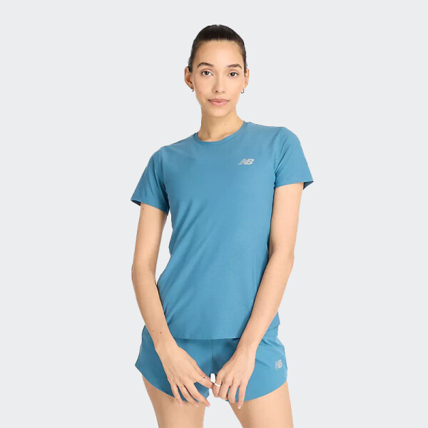 Remera New Balance Slim Azul