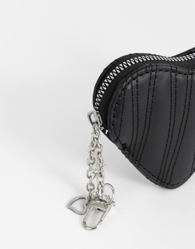 Monederos Monedero Corazón - Negro