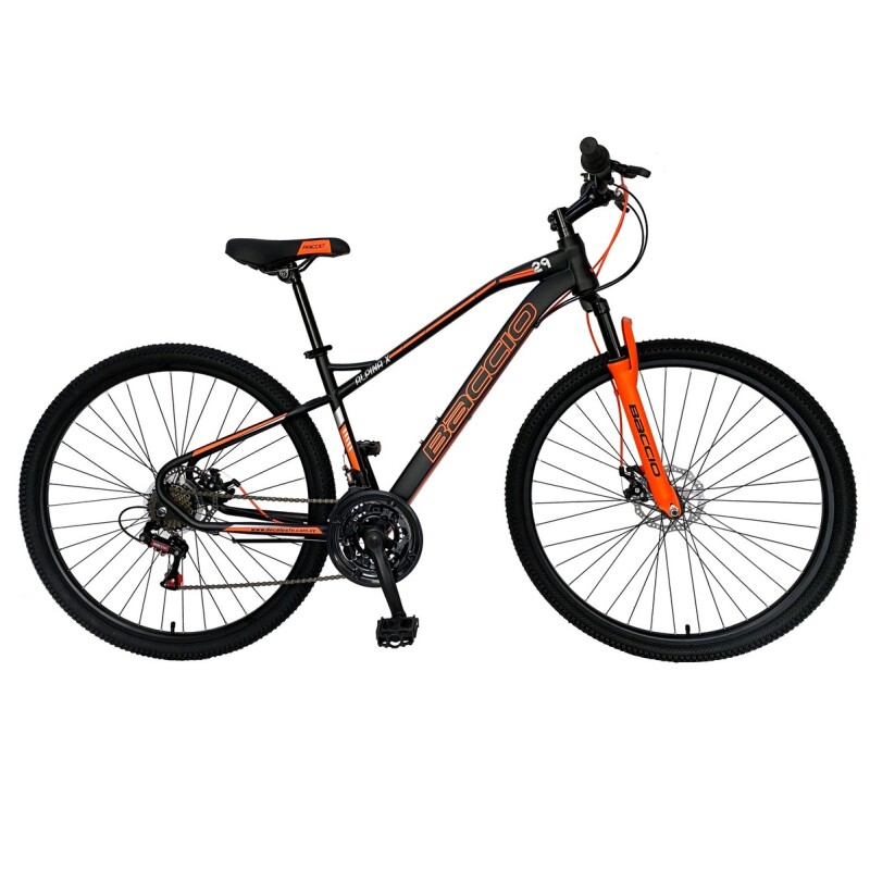 Bicicleta De Montaña Baccio Alpina X Rodado 29 Freno Disco Negra/naranja Bicicleta De Montaña Baccio Alpina X Rodado 29 Freno Disco Negra/naranja