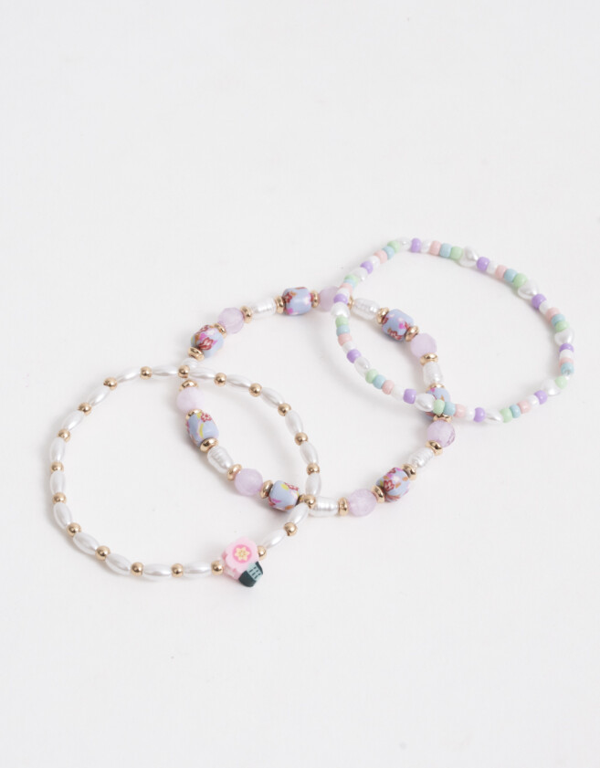 Pulseras Infantiles Mariposas Set De Pulseras Infantiles - Dorado