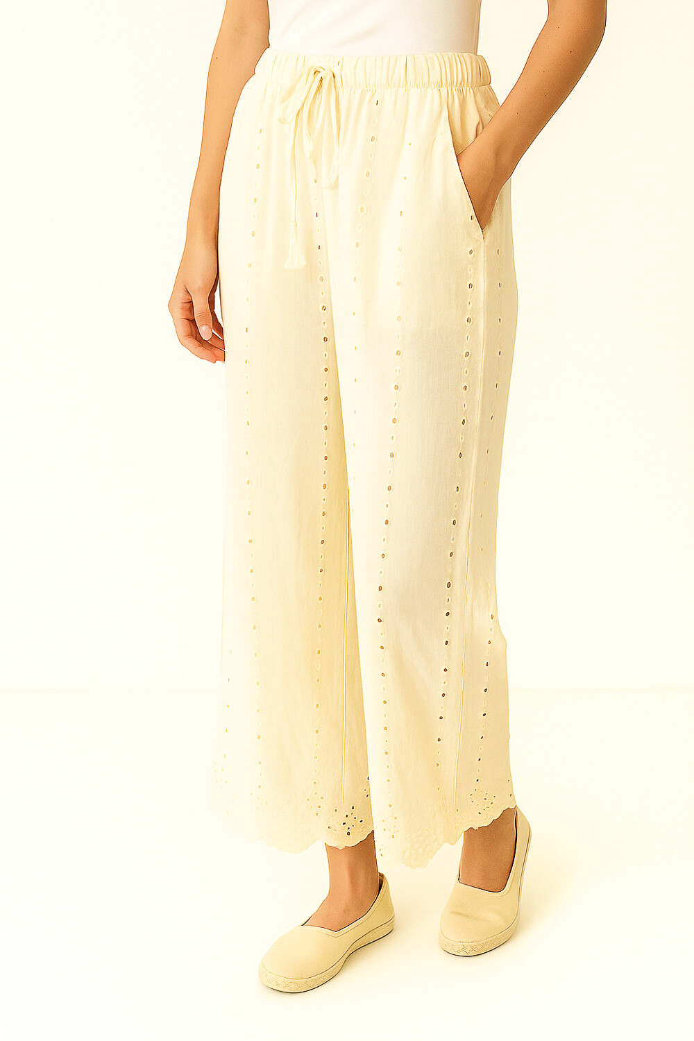 Pantalon Paz Crudo / Natural