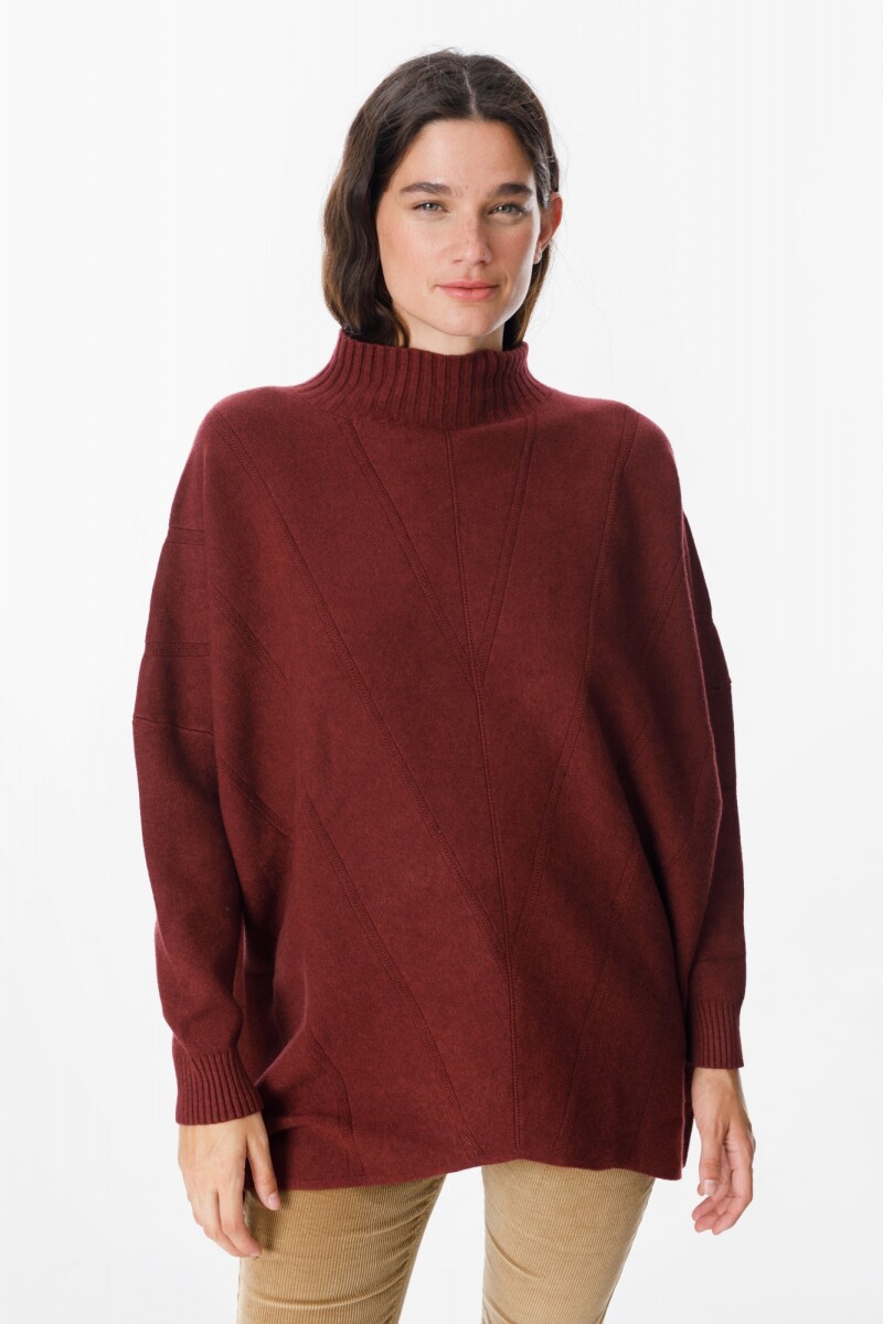 Sweater Luna Bordeaux