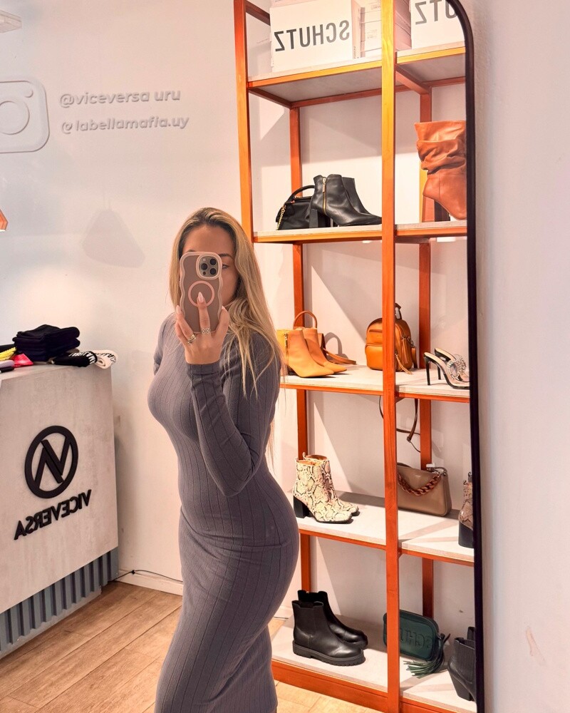 VESTIDO MORLEY GRIS