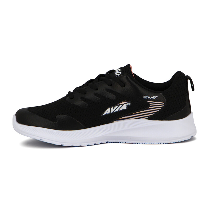 Avia Zapatillas Acordonadas Para Dama Dard- Black/White Negro-Blanco
