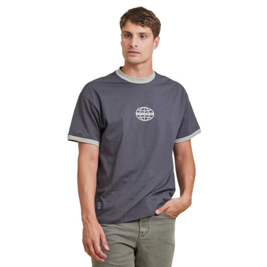 Remera Rusty Runel - Gris Remera Rusty Runel - Gris