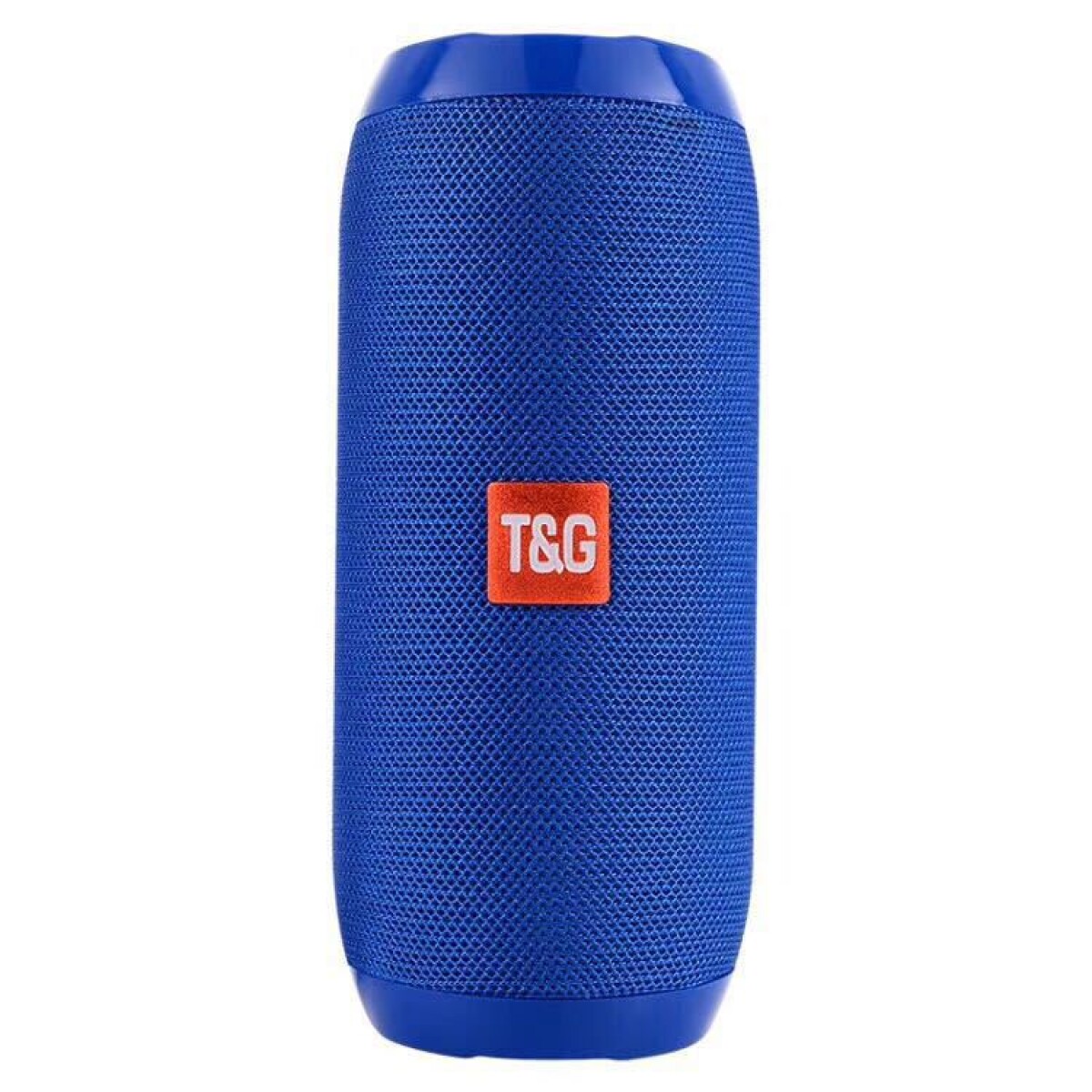 Parlante portátil bluetooth TG117 clindro vertical azul 