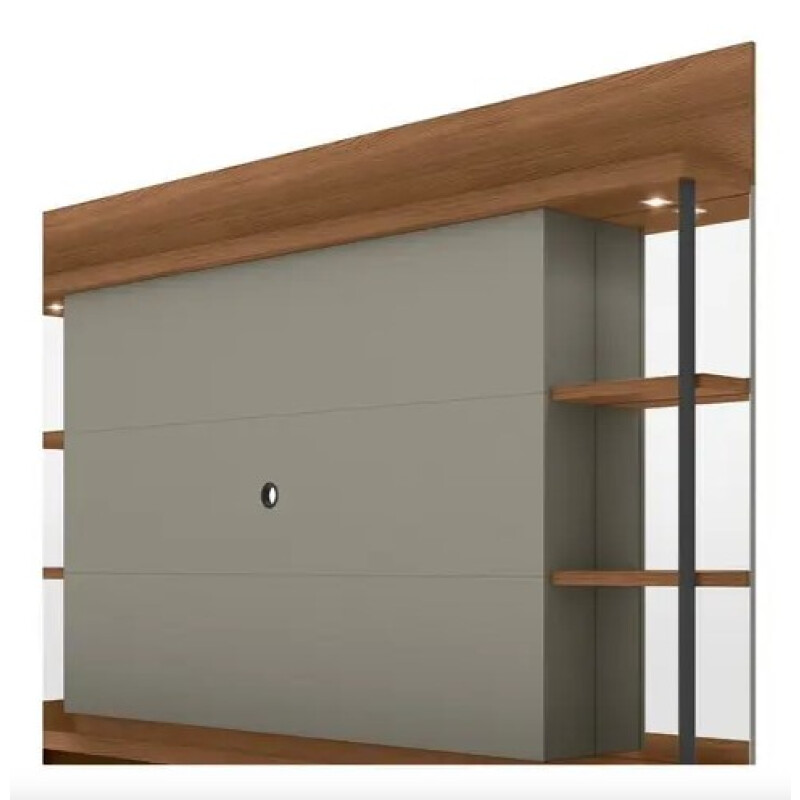 Rack Para TV Hasta 60 Pulgadas Salvador Con LED y Puertas Corredizas Rack Para TV Hasta 60 Pulgadas Salvador Con LED y Puertas Corredizas