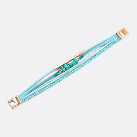 Pulsera Amuleto Varios Colores Turquesa