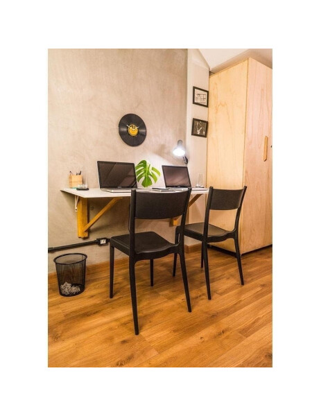 SILLA DIANA ECO 41.5X49X82CM NEGRO SILLA DIANA ECO 41.5X49X82CM NEGRO