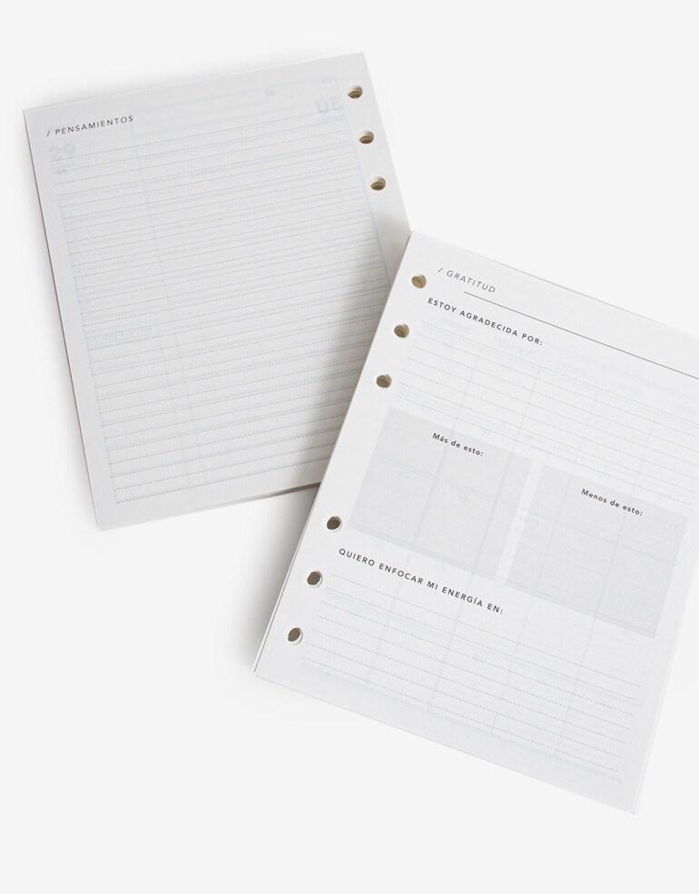 Agendas y Calendarios Agendas Repuesto 2026 Para Agenda - Combinacion Bicolor