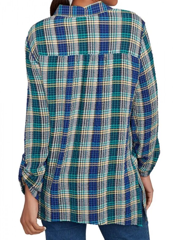 Camisa Cuadros MULTI/AZUL