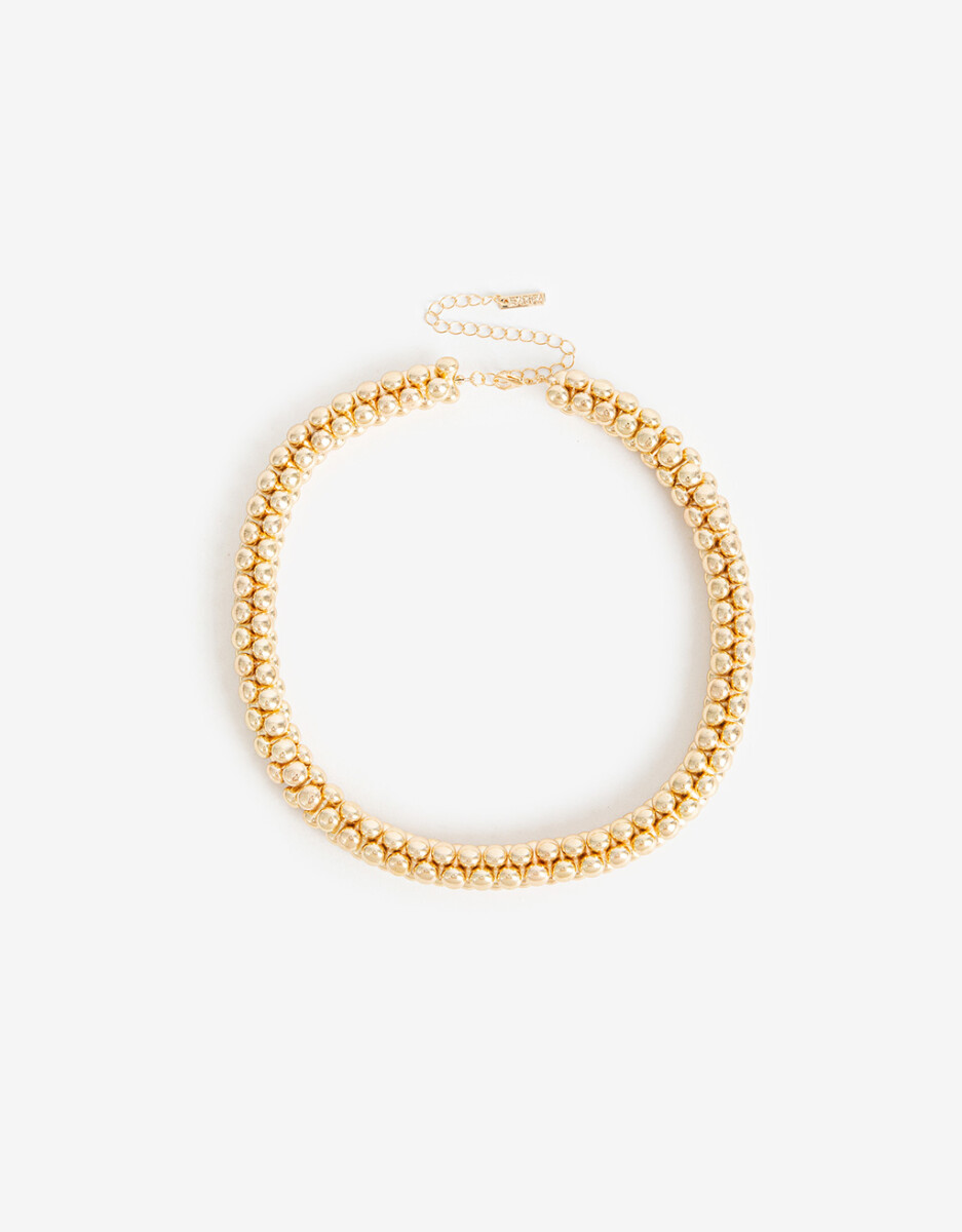Collar Corto Bolones Metal 
