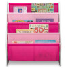 Biblioteca/rack para libros blanco y rosado Biblioteca/rack para libros blanco y rosado