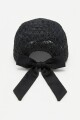 Cap rafia negro